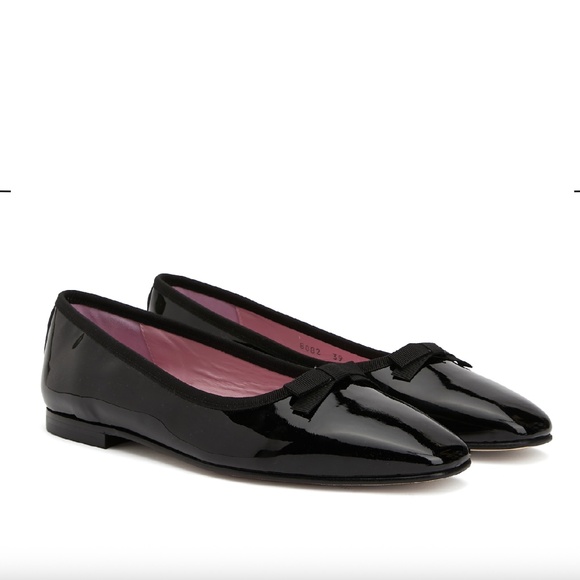 Carel Paris Shoes - Carel Paris Black Patent Ballet Flats